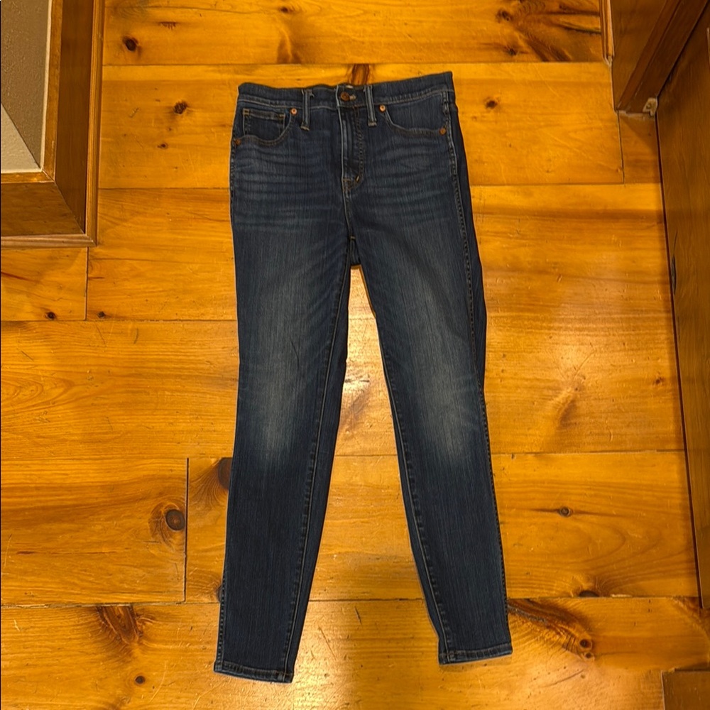 Madewell Women’s 10” High Rise Skinny Dark Wash Jeans Size 28